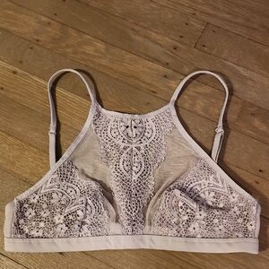 Victoria's Secret -NEW- Lace Bralette in Light Purple/grey Size S/P